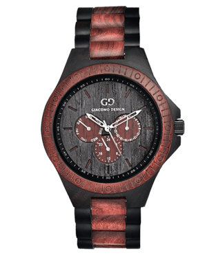 Drewniany zegarek męski Giacomo Design GD08101